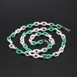 SMALL WHITE &TEAL SUNGLASSES CHAIN