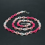 SMALL PINK SUNGLASSES CHAIN