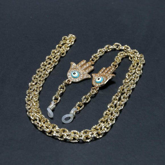 GOLD HAMSA SUNGLASSES CHAIN