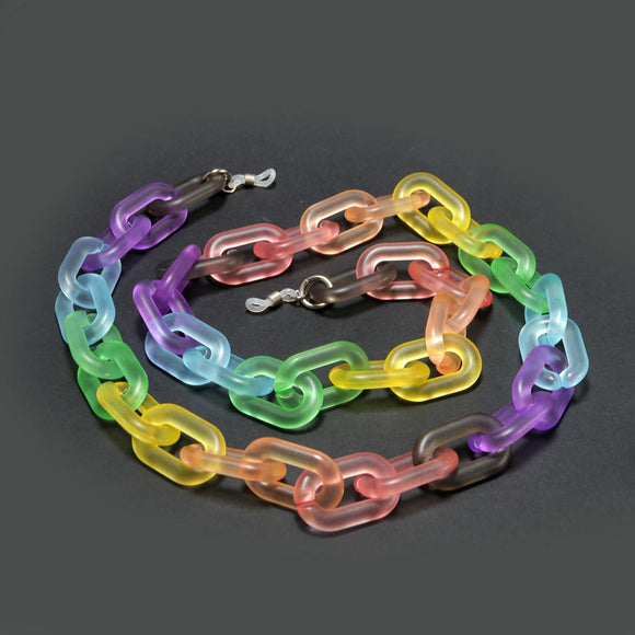 FROSTED RAINBOW SUNGLASSES CHAIN