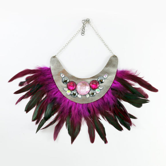 FEATHERED NECK PIECE