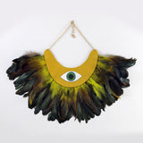 FEATHERED NECK PIECE