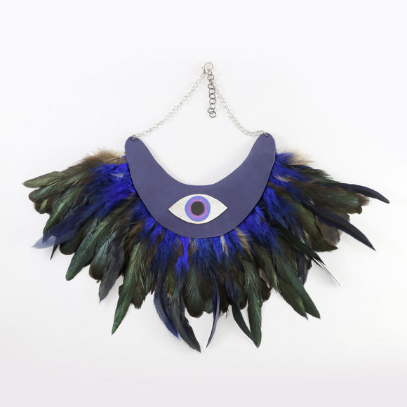 FEATHERED NECK PIECE