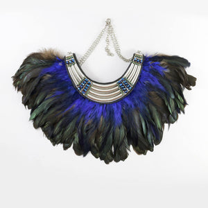 FEATHERED NECK PIECE