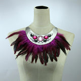 FEATHERED NECK PIECE