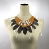 FEATHERED NECK PIECE