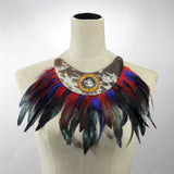 FEATHERED NECK PIECE