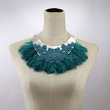 FEATHERED NECK PIECE