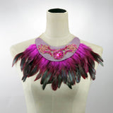 FEATHERED NECK PIECE