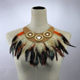 FEATHERED NECK PIECE