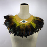 FEATHERED NECK PIECE