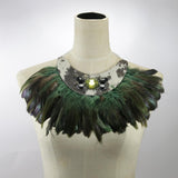 FEATHERED NECK PIECE