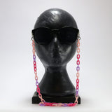 SMALL PINK &PURPLE SUNGLASSES CHAIN