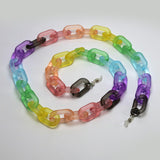 FROSTED RAINBOW SUNGLASSES CHAIN